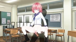 3D HENTAI Lifting fuck schoolgirl