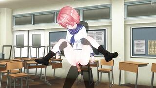 3D HENTAI Lifting fuck schoolgirl