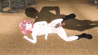 3D HENTAI Schoolgirl fucks after class