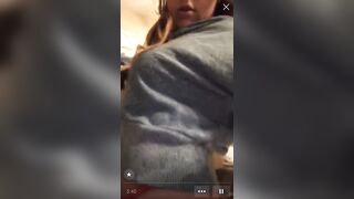 Big Ass White Girl Twerks on Periscope! @paisleybooty