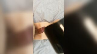 Onahole amateur teen with big dick cum shot