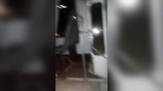 Blue Bus Masturbating Dick