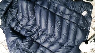 Cum my puffy down coat