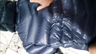 Cum my puffy down coat