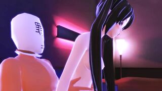 【SEX-MMD】Sex Azusa 4th round【R-18】