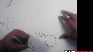 Drawing pokemon character