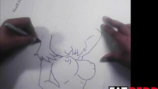 Drawing pokemon character