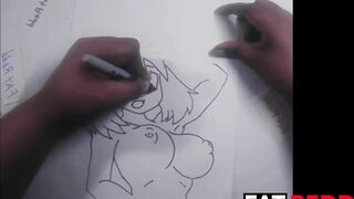 Drawing pokemon character