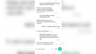 Sento strani rumori dal bagno Chat dialoghi italiano