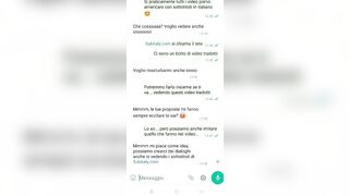 Sento strani rumori dal bagno Chat dialoghi italiano