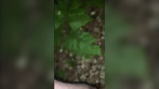 SEX OUTDOOR AMATEUR Special meeting a stranger in the woods he fucks me tied to a tree