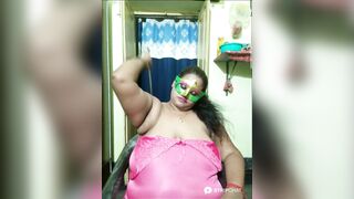 Desi indian My hot sexy topless nude with big hanging boobs fat chubby ass nude topless Desi Indian bhabhi wife chudai