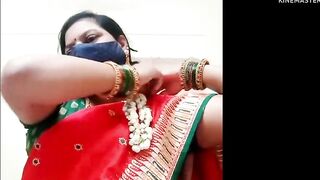 Desi mature Marathi aunty nude webcam show