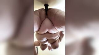 Big black dildo in my pussy