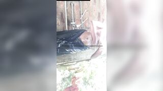 Desi aunty outdoor bathing sinhala kella