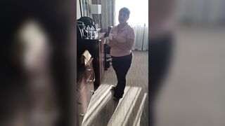 Naughty hotel manager gets caught and fucked (Full video on OnlyFans)