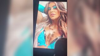 WWE babe Aliyah is daddy's little cumslut