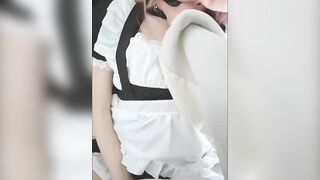 大阪のセフレとメイドコスプレしてみた