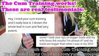 110 cumshots in 90 seconds - my hottest speed cumpilation and more info on the Cum Training