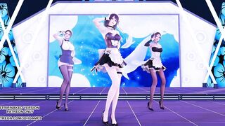 [MMD] Hurly burly Sexy Maid Hot Dance 4K 60FPS