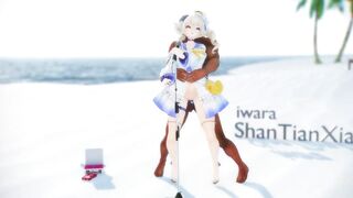 0405 - 【R18-MMD】Shantianxiaozhi - Genshin Impact 原神Babara mondstadt's Idol 芭芭拉