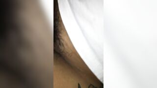 Wet Hairy Asian Pussy Riding My Face and Being Messy