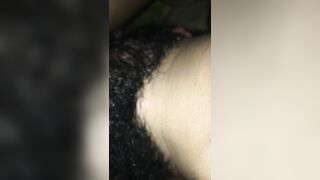 Wet Hairy Asian Pussy Riding My Face and Being Messy