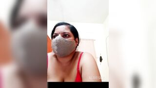 Marathi Divya aunty show his big ass and nude dance on the camera