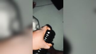 My horny ass fucking a sextoy