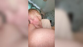 Girlfriend giving me a blowjob