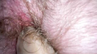 Put your dildo in my hairy ass (huge cum)