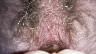 Put your dildo in my hairy ass (huge cum)