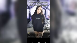 TikTok Girl Shows You What's Under Her Sweater