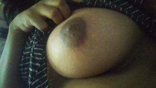 Indian Bhabhi shows her Boobs and Pussy play with herself alone 19