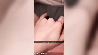 Horny Snapchat Teen using satisfyer pro vibrator