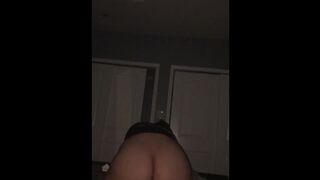 BBW Twerking on Dildo