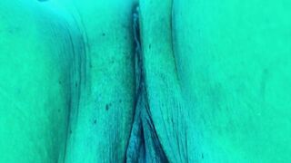 cumming in tanning bed