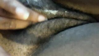 Big clit Rubbing My Creamy Pussy til my clit throbs