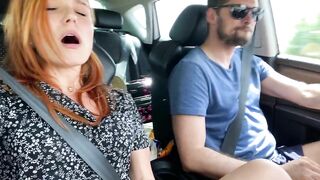 Orgasm in car and fun on hotel room