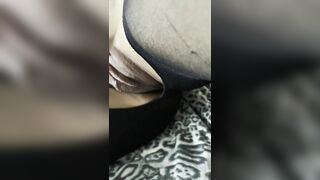 clean clit and pussy with a toothbrush kinky she come orgasm sexy lingerie stocking