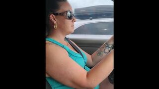 Caught Passenger Jerking Off While I Drive In Public Voyeur