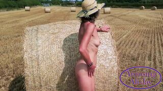 Ali-Jay Strips Naked Down on the Farm - Ep2