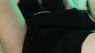 Masturbates under the jacket ASMR???????? WET PUSSY sounds and MOANING