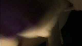 Late night blowjob with cum in mouth