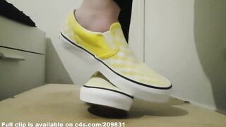 VANS Slip-on Cock Crush and Cum