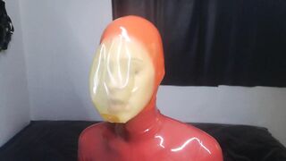 Latex Breathplay Mask