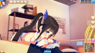 3D Hentaigame - hestia Blowjob & Titsjob