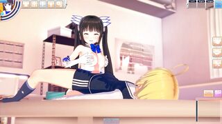 3D Hentaigame - hestia Blowjob & Titsjob