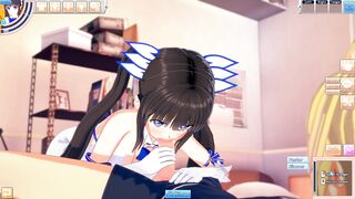 3D Hentaigame - hestia Blowjob & Titsjob