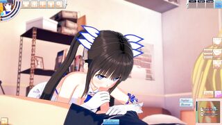 3D Hentaigame - hestia Blowjob & Titsjob